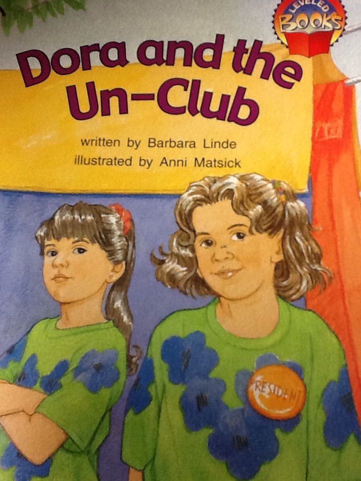 Dora and the Un-Club - Barbara Linde book collectible [Barcode 9780021850754] - Main Image 1