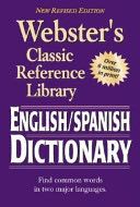 Webster’s ENGLISH/Spanish dictionary