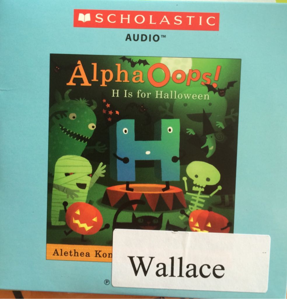 Alpha Oops!  H Is For Halloween (cd)