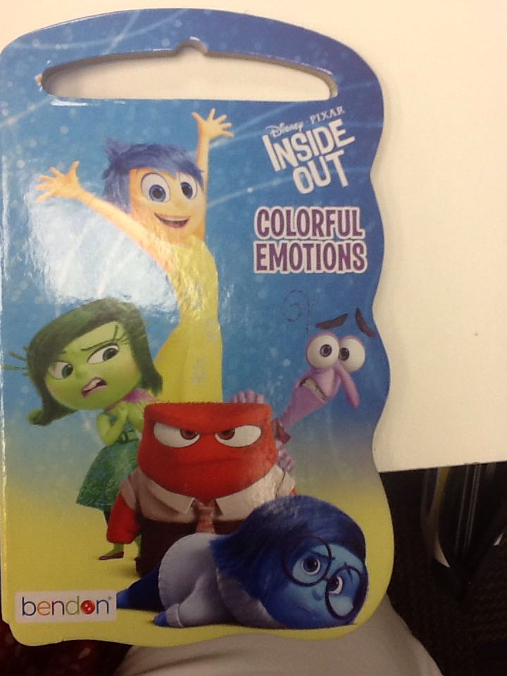 Inside Out - Colorful Emotions - Bendon book collectible [Barcode 9781453087640] - Main Image 1