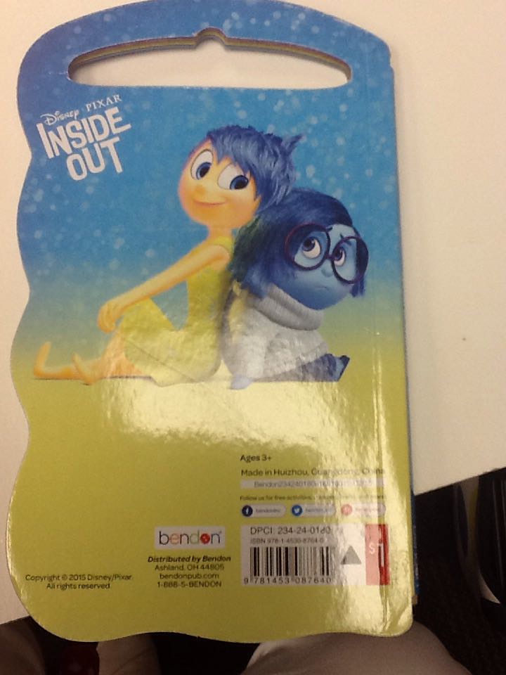 Inside Out - Colorful Emotions - Bendon book collectible [Barcode 9781453087640] - Main Image 2