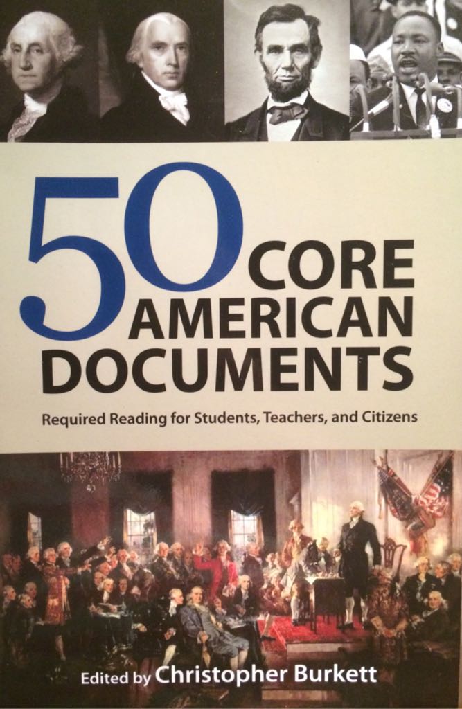 50 Core American Documents - Christopher Burkett (Ashbrook Press - Kindle) book collectible [Barcode 9781878802262] - Main Image 1