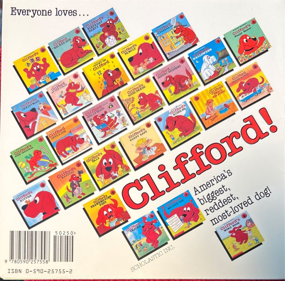 Clifford And The Big Storm - Norman Bridwell (Scholastic Inc. - Paperback) book collectible [Barcode 9780590257558] - Main Image 2