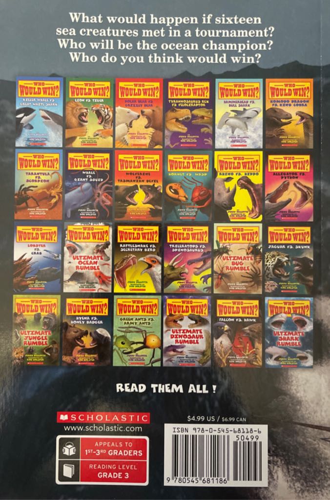 WWW? Ultimate Ocean Rumble - Jerry Pallotta book collectible [Barcode 9780545681186] - Main Image 2