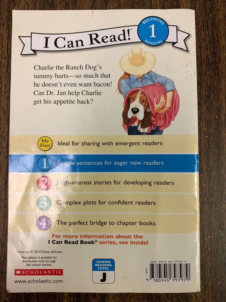 Charlie The Ranch Dog Charlie Goes To The Doctor - Ree Drummond (Scholastic - Paperback) book collectible [Barcode 9780545797979] - Main Image 2