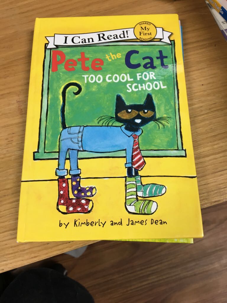 Pete The Cat Too Cool For School