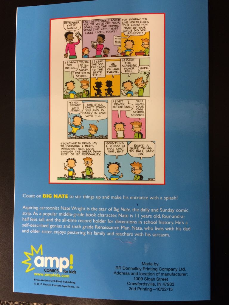 Big Nate Makes A Splash  book collectible [Barcode 9781449472818] - Main Image 2