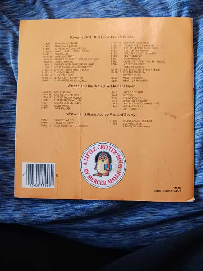 Just Me and My Little Sister - Mercer Mayer (Golden Books - Paperback) book collectible [Barcode 9780307119469] - Main Image 2