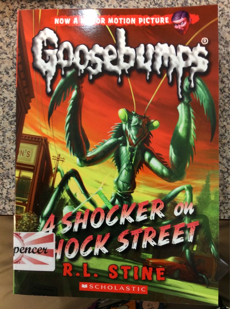 A Shocker On Shock Street - R.L. Stine (A Scholastic Press - Paperback) book collectible [Barcode 9780545828789] - Main Image 1