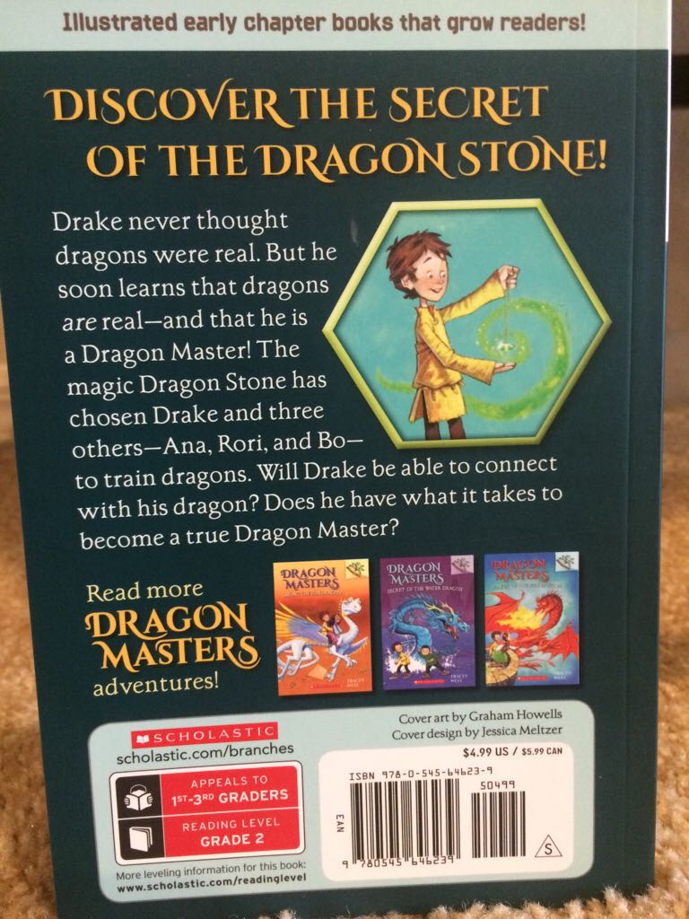 DM 1: Rise of the Earth Dragon - Tracey West (Scholastic Incorporated - Paperback) book collectible [Barcode 9780545646239] - Main Image 2