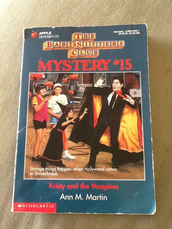 BSC Mystery #15: Kristy And The Vampires - Ann M. Martin (Scholastic - Paperback) book collectible [Barcode 9780590470537] - Main Image 1