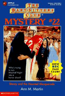 Baby-Sitters Club Mystery #22: Stacey And The Haunted Masquerade - Ann M. Martin (Apple) book collectible [Barcode 9780590228664] - Main Image 1