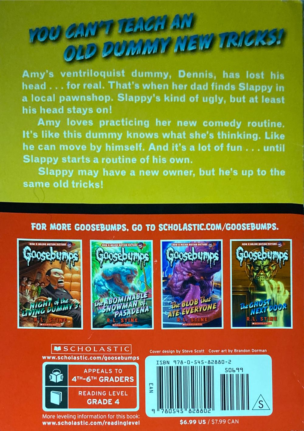 Goosebumps: Night Of The Living Dummy 2 - R. L. Stine (Scholastic Inc.  - Paperback) book collectible [Barcode 9780545828802] - Main Image 2