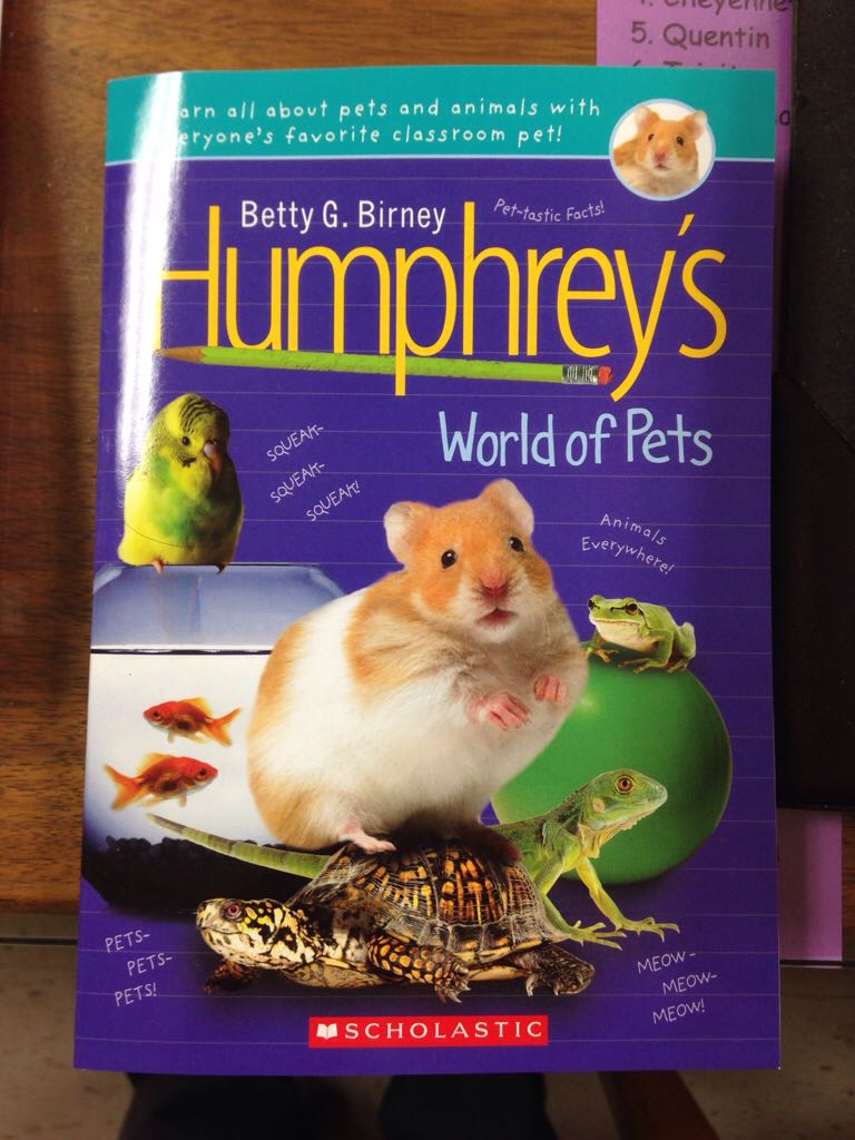 Humphrey’s World Of Pets - Betty G Birney (Scholastic Inc. - Paperback) book collectible [Barcode 9780545850100] - Main Image 1