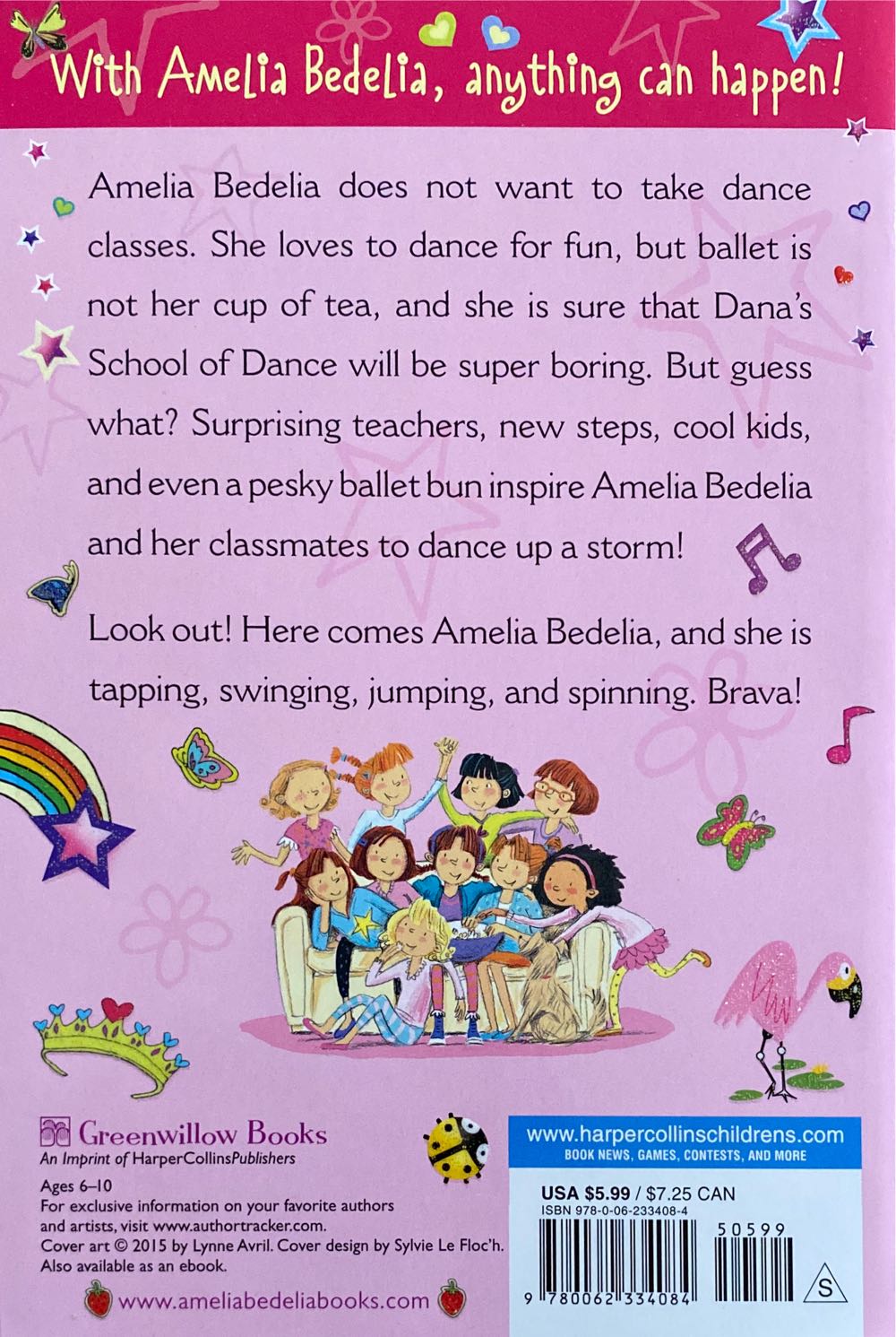 Amelia Bedelia Dances Off - Herman Parish (Greenwillow Books - Paperback) book collectible [Barcode 9780062334084] - Main Image 2