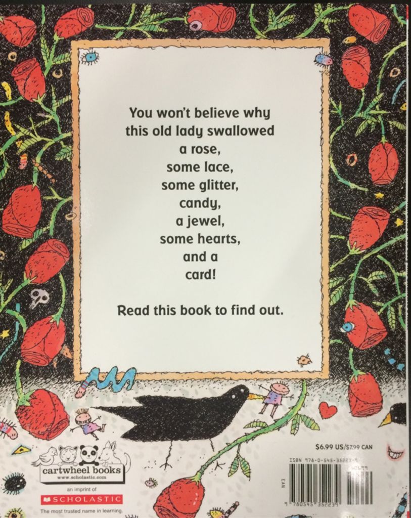 There Was An Old Lady Who Swallowed A Rose! CD - Lucille Colandro (Scholastic Inc. - Paperback) book collectible [Barcode 9780545352239] - Main Image 2