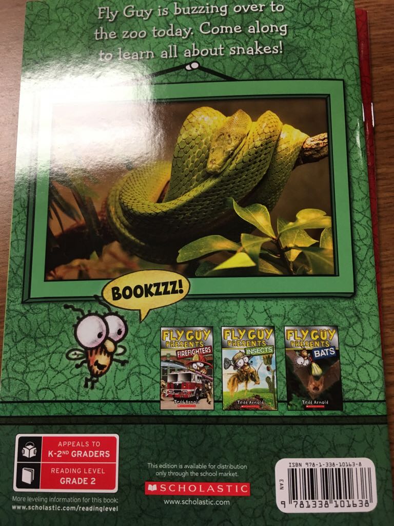 Fly Guy Presents: Snakes - Tedd Arnold book collectible [Barcode 9781338101638] - Main Image 2