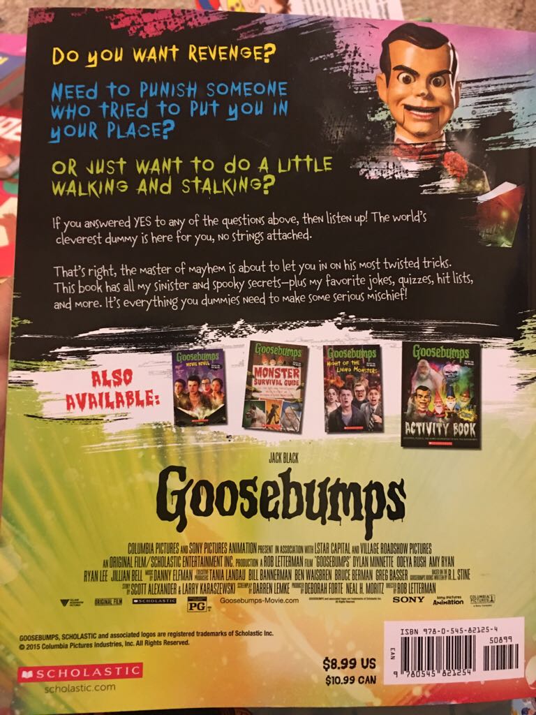 Goosebumps: Slappy’s Revenge : Twisted Tricks From The World’s Smartest Dummy - Jason Heller book collectible [Barcode 9780545821254] - Main Image 2