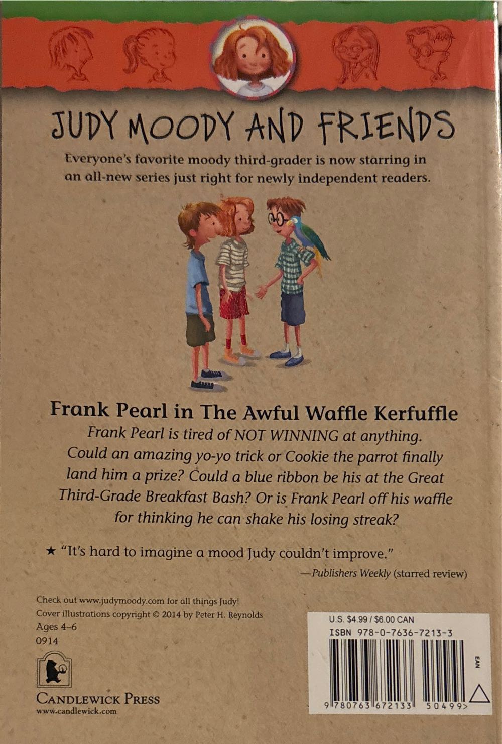 Frank Pearl in the Awful Waffle Kerfuffle - Megan McDonald (Candlewick Press (MA)) book collectible [Barcode 9780763672133] - Main Image 2