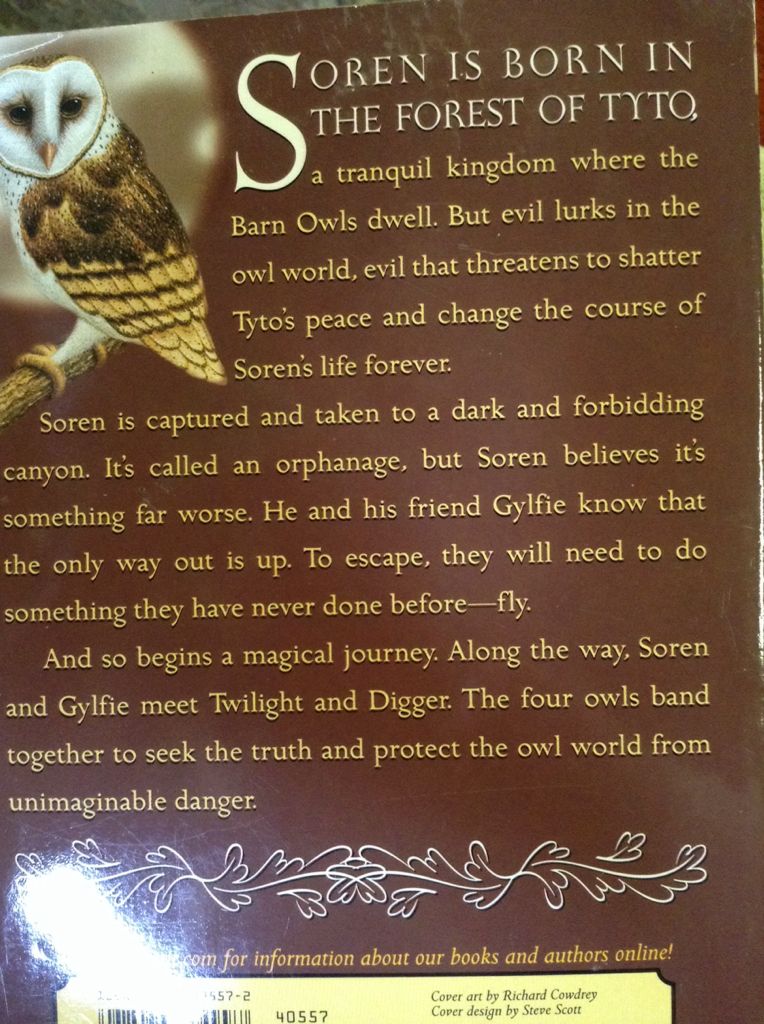 Guardians Of GaHoole #1, The Capture - K.A. Applegate (Scholastic - Paperback) book collectible [Barcode 9780439405577] - Main Image 2