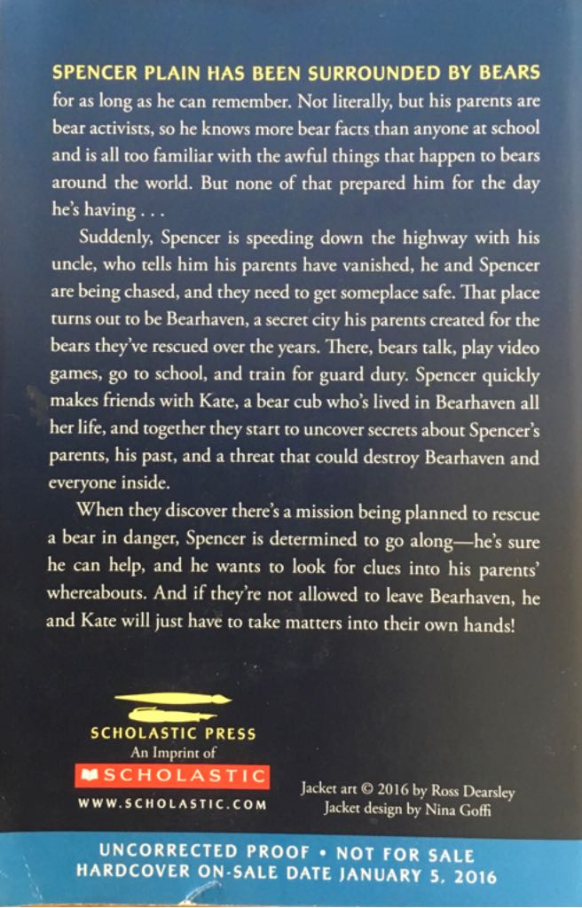 Secrets Of Bearhaven - K. E. (A Scholastic Press - Paperback) book collectible - Main Image 2