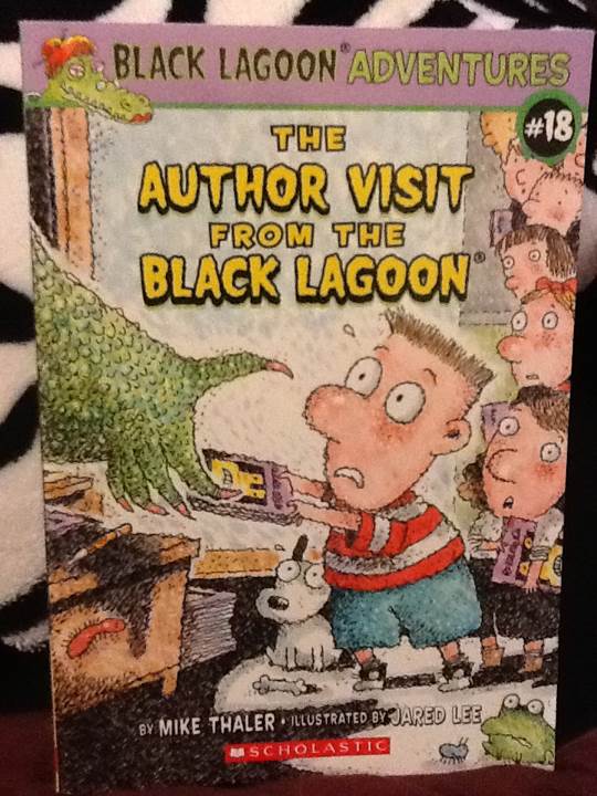 Black Lagoon #18: The Author Visit From The Black Lagoon - Mike Thaler (Scholastic Inc. - Paperback) book collectible [Barcode 9780545273275] - Main Image 1