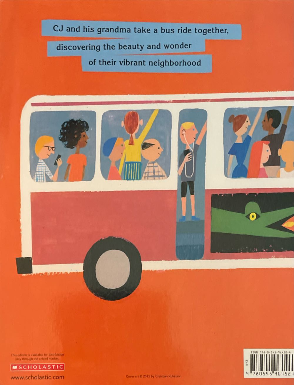 Last Stop On Market Street - Matt De La Pena (Scholastic, Inc - Paperback) book collectible [Barcode 9780545964524] - Main Image 2