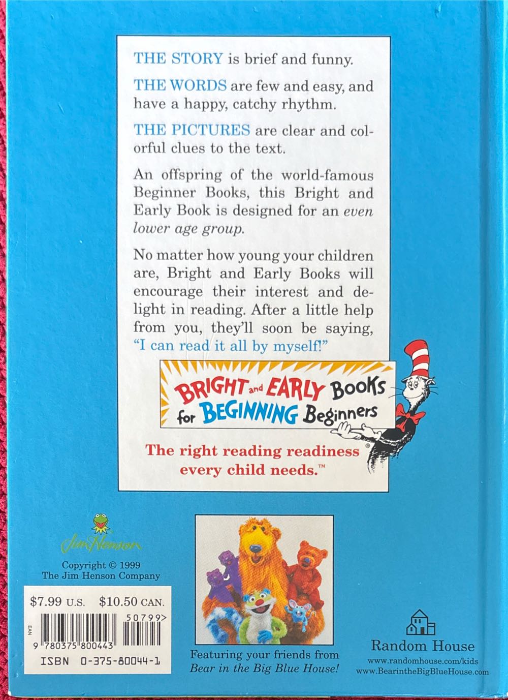 Dr. Seuss: Where Is Bear? - Tish Rabe (Random House - Hardcover) book collectible [Barcode 9780375800443] - Main Image 2
