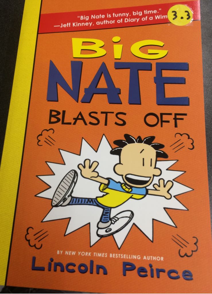 Big Nate Blasts Off! - Lincoln Peirce (HarperCollins Publishers - Paperback) book collectible [Barcode 9780062572202] - Main Image 1