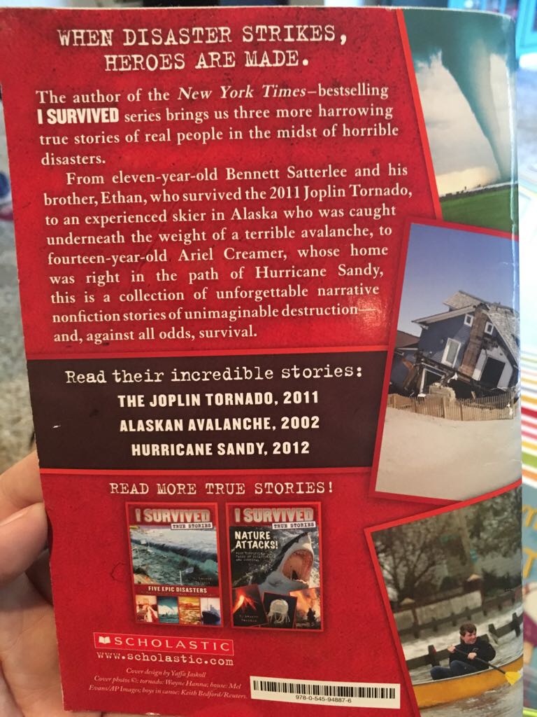 I Survived Extreme Weather - (T1) Lauren Tarshis (Scholastic - Paperback) book collectible [Barcode 9780545948876] - Main Image 2