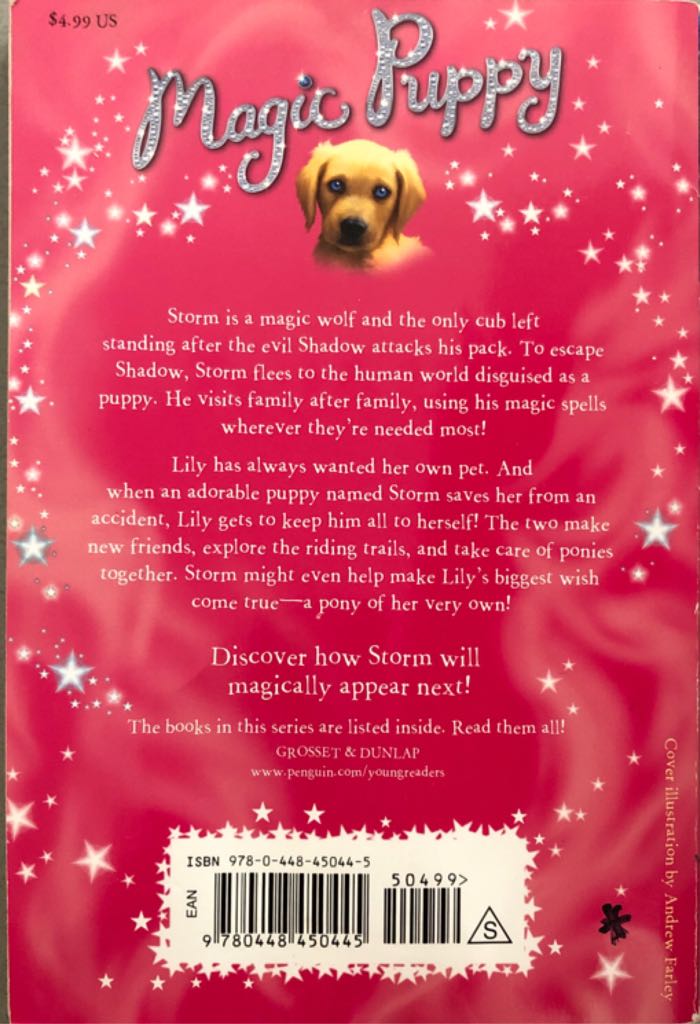 Magic Puppy #1 A New Beginning - Sue Bentley (National Geographic Books - Paperback) book collectible [Barcode 9780448450445] - Main Image 2