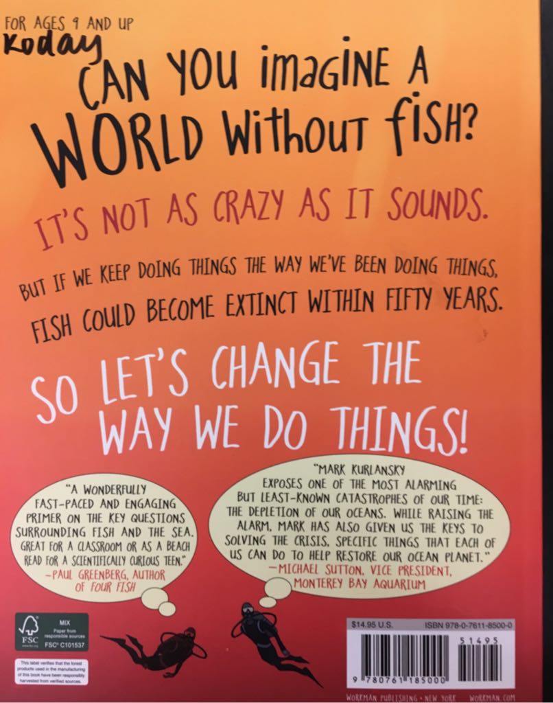 World Without Fish - Mark Kurlansky (Workman Publishing Company) book collectible [Barcode 9780761185000] - Main Image 2