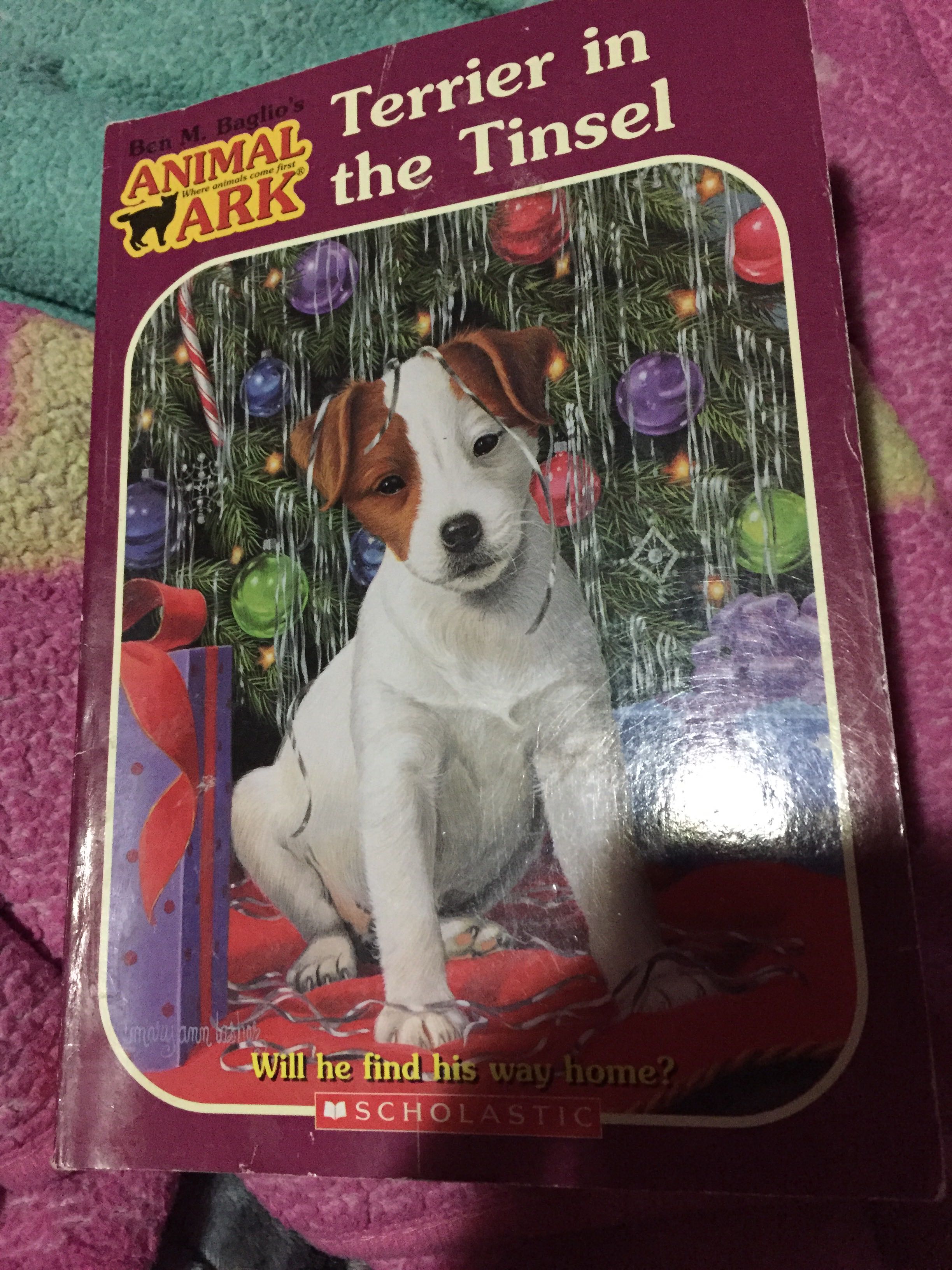 Animal Ark: Terrier In The Tinsel - Ben M. Baglio (Scholastic Press - Paperback) book collectible [Barcode 9780439448925] - Main Image 2