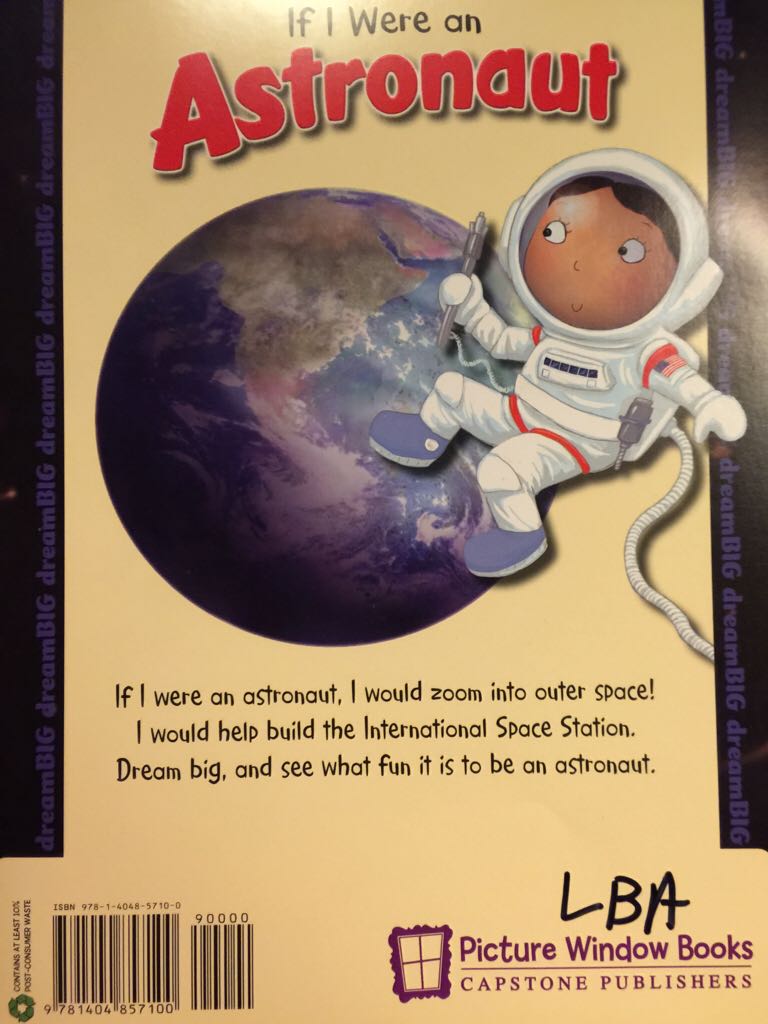 If I Were an Astronaut - Space Solar System (Transportation Occupations Space - Paperback) book collectible [Barcode 9781404857100] - Main Image 2