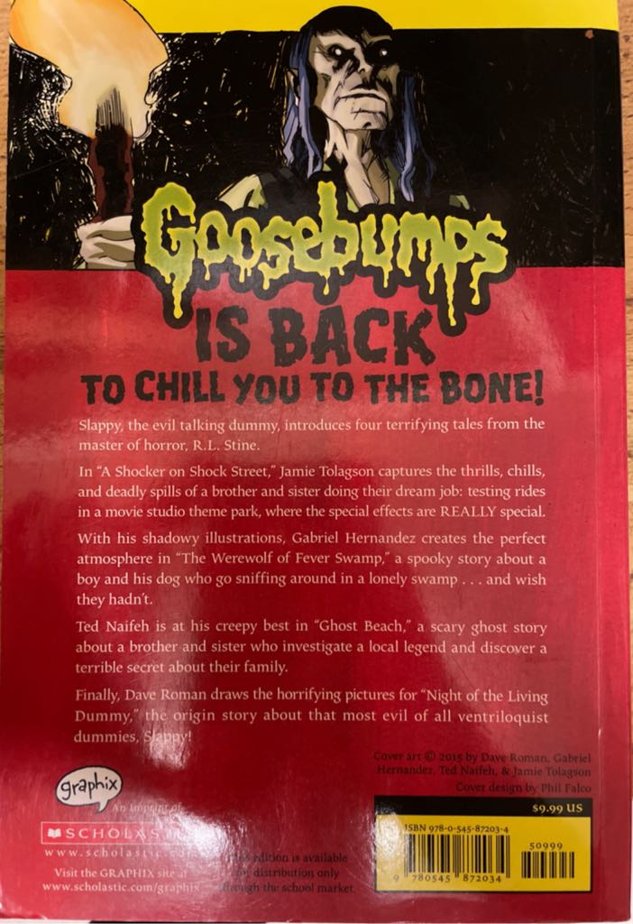 Goosebumps: Slappy’s Tales Of Horror - R.L. Stine (A Scholastic Press) book collectible [Barcode 9780545872034] - Main Image 2
