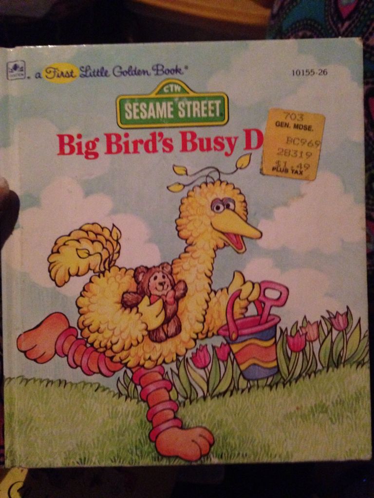 Big Bird’s Busy Day - Jessie Smith (Western Publishing Company, Inc. - Hardcover) book collectible [Barcode 9780307101570] - Main Image 1