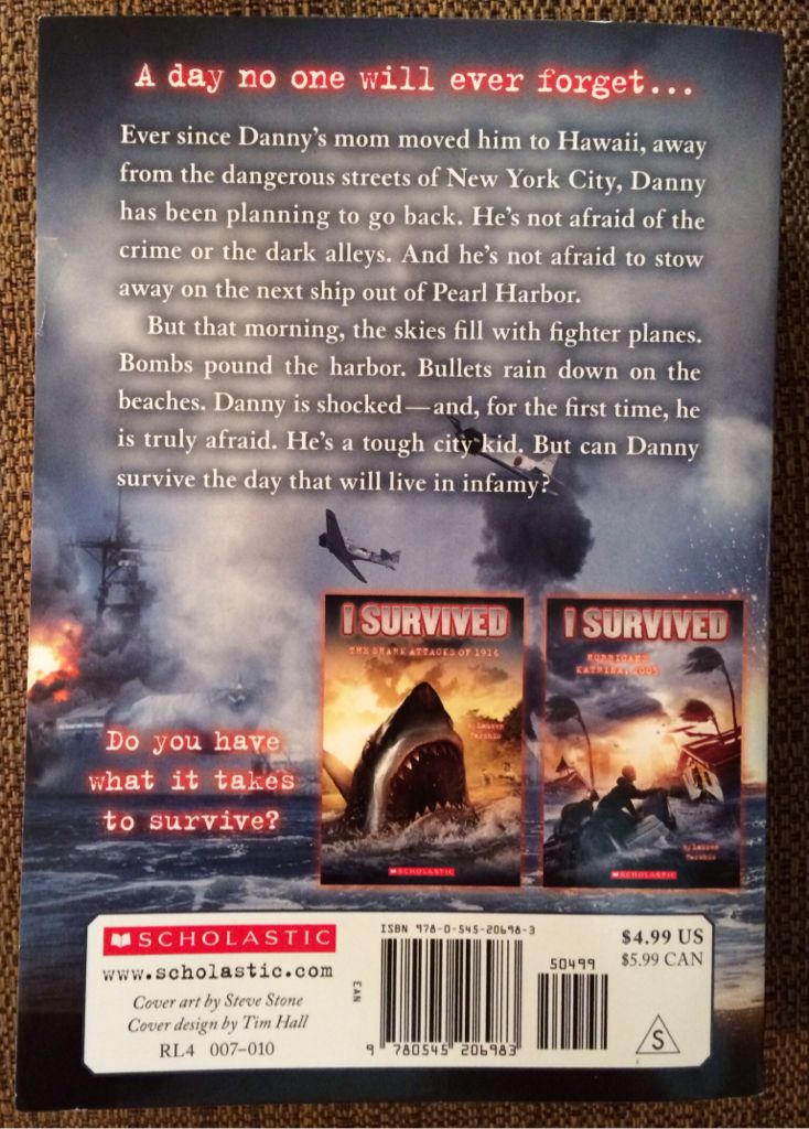 I Survived the Bombing of Pearl Harbor, 1941 - Lauren Tarshis (Scholastic Inc. - Paperback) book collectible [Barcode 9780545206983] - Main Image 2