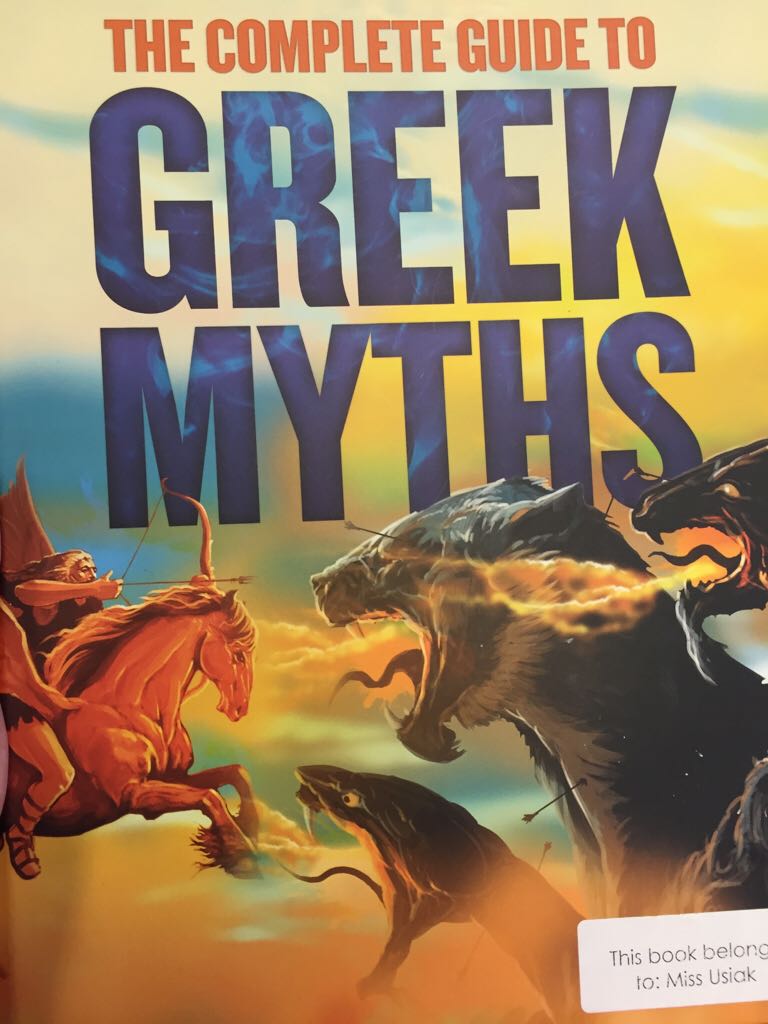The Complete Guide To Greek Myths - Heather Dakota book collectible [Barcode 9781435161627] - Main Image 1