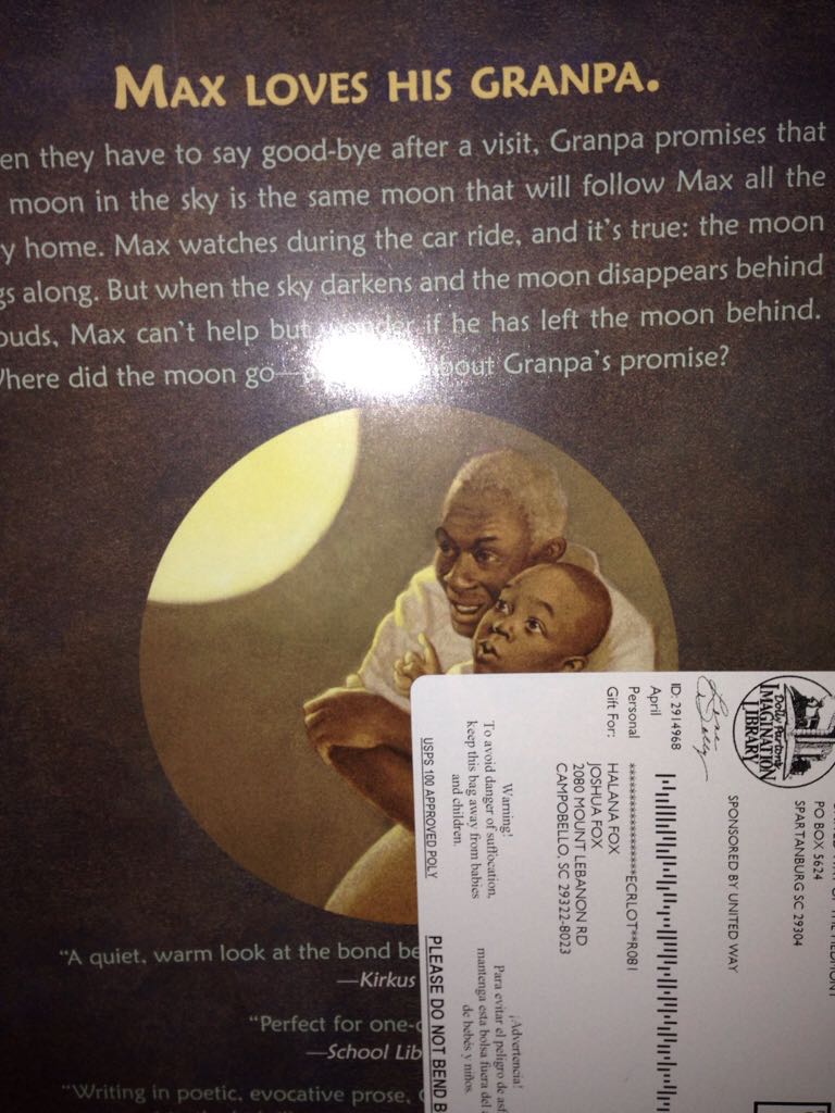 Max And The Tag Along Moon - Floyd Cooper (- Paperback) book collectible [Barcode 9780425287453] - Main Image 2