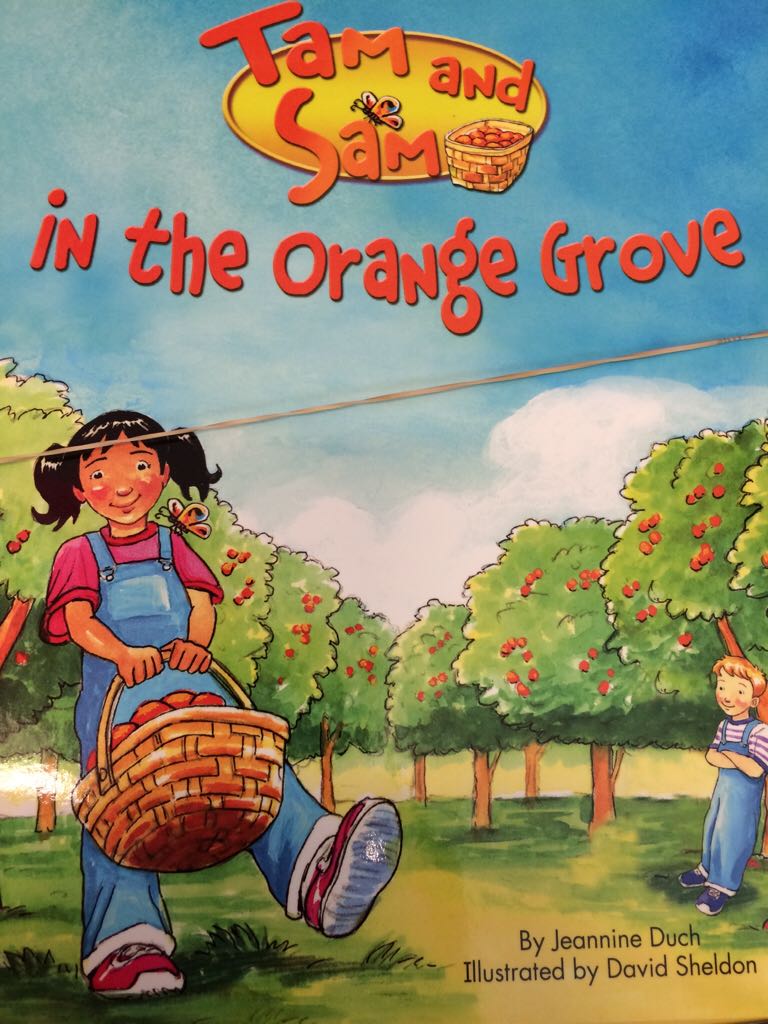 Tam And Sam In The Orange Grove
