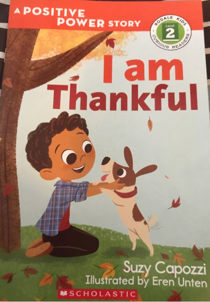 I Am Thankful - Wendy Rasmussen (Scholastic - Paperback) book collectible [Barcode 9781338246018] - Main Image 1