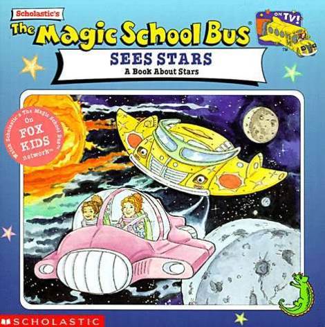 The Magic School Bus Sees Stars - Joanna Cole (Scholastic Inc. - Paperback) book collectible [Barcode 9780590187329] - Main Image 1