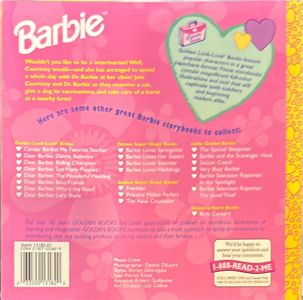 Barbie: A Day With The Pet Doctor - Katherine Poindexter (A Golden Book - Paperback) book collectible [Barcode 9780307131829] - Main Image 2