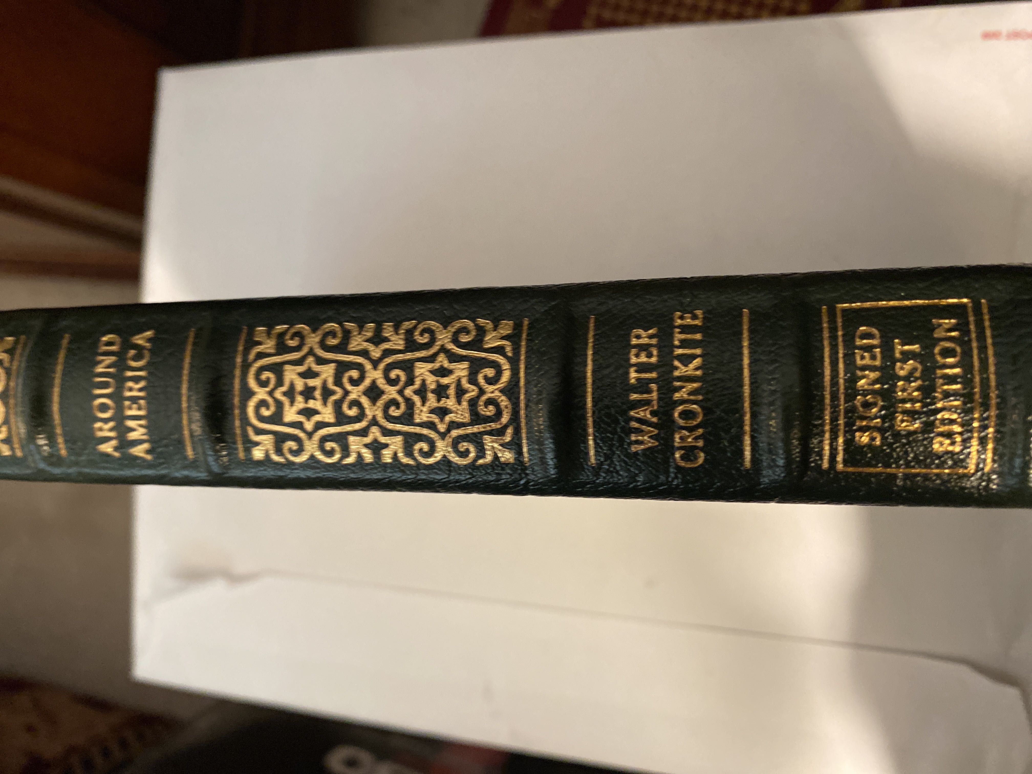 Around America, A Tour of Our Magnificent Coastlines - Walter Cronkite (Easton Press - Sewn Binding) book collectible [Barcode 9780393323351] - Main Image 2