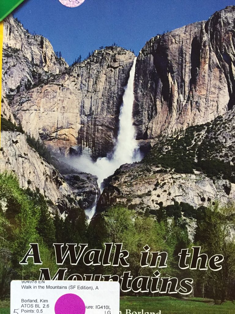 A Walk in the Mountains - Kim Borland book collectible [Barcode 9780328132423] - Main Image 1