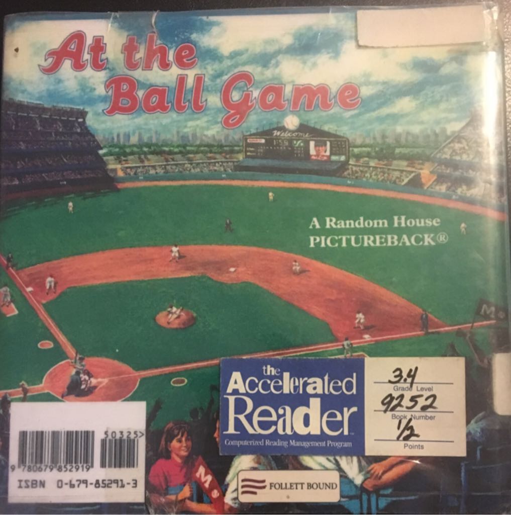 At the Ball Game - Sydelle Kramer (Random House Books for Young Readers) book collectible [Barcode 9780679852919] - Main Image 2