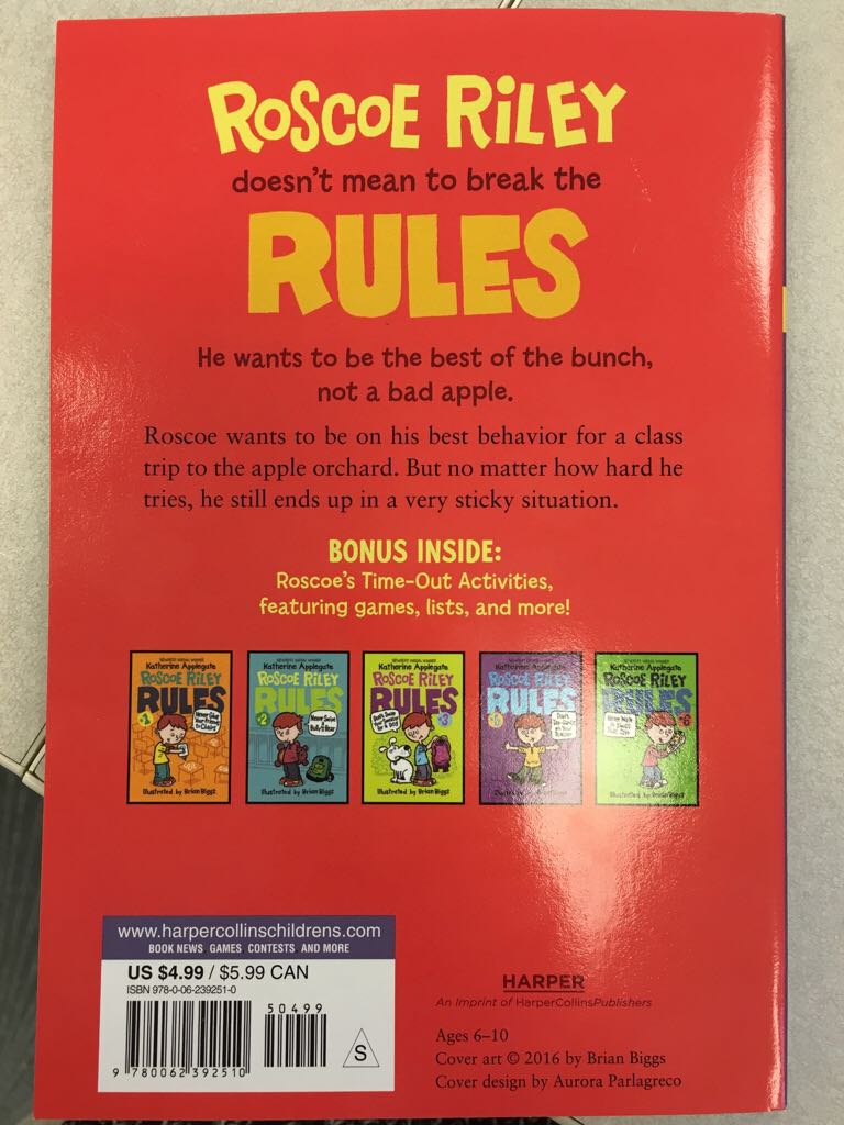 Don’t Swim In Applesauce - Katherine Applegate (Harpercollins Childrens Books - Paperback) book collectible [Barcode 9780062392510] - Main Image 2