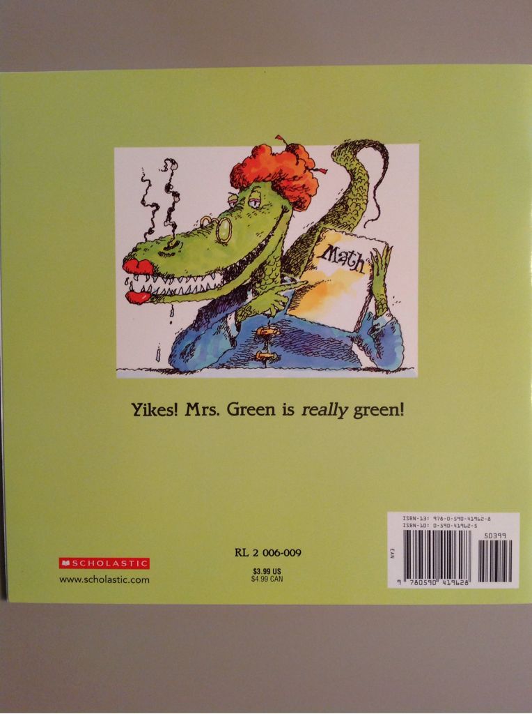 The Teacher from the Black Lagoon - Mike Thaler (Cartwheel Books - Paperback) book collectible [Barcode 9780590419628] - Main Image 2