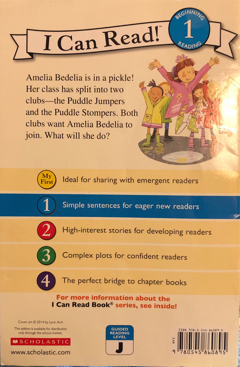 Amelia Bedelia Joins the Club - Herman Parish book collectible [Barcode 9780545860895] - Main Image 2