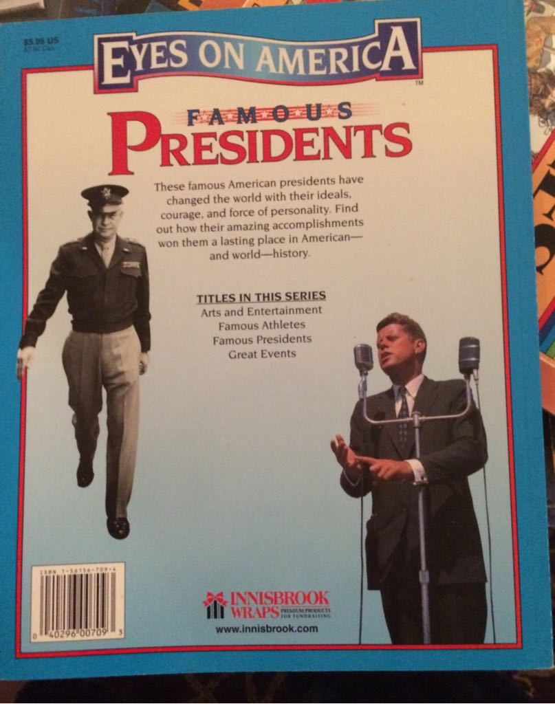 Eyes On America: Famous Presidents - Philip Koslow book collectible [Barcode 9781561567096] - Main Image 2